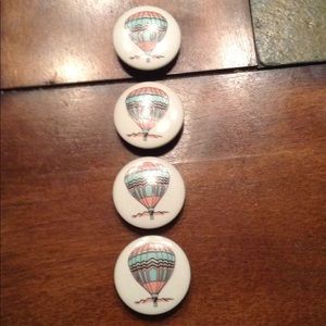4 hot air balloon button covers